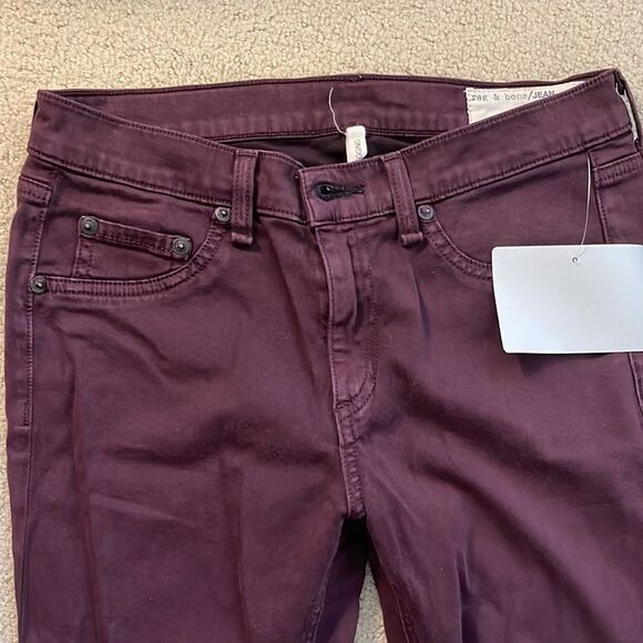 RAG & BONE Mid-Rise Skinny Leg Jeans Size: S | US 27 - Picture 4 of 7
